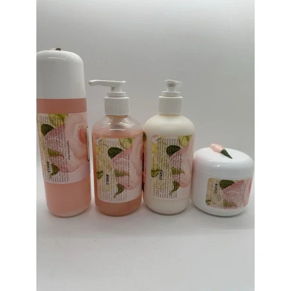 Camille Beckman Camille Set Lotion Bubble‎ Bath Cleansing Gel Hand Cream 4pc